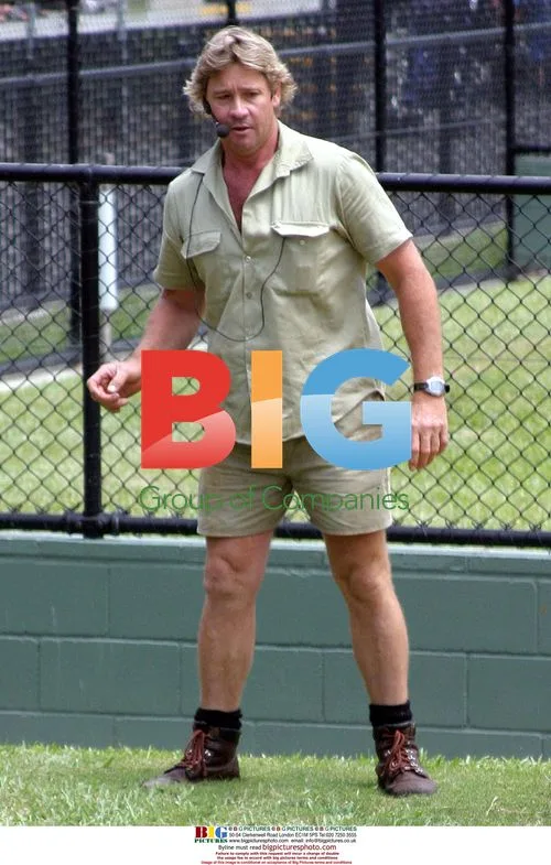 Steve Irwin at Australian Zoo with Bindi