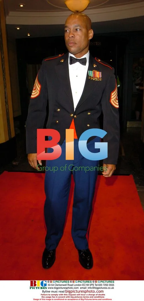 Harvey Walden leaving TV awards in London