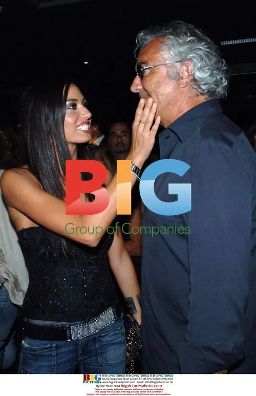 Flavio Briatore and Elisabetta Gregoraci at "Sipario" TV show party