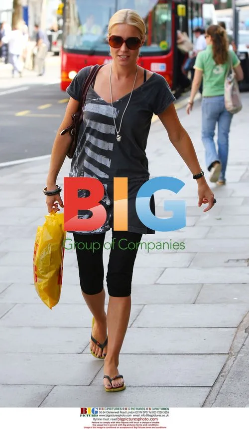 Denise Van Outen out lunching in London