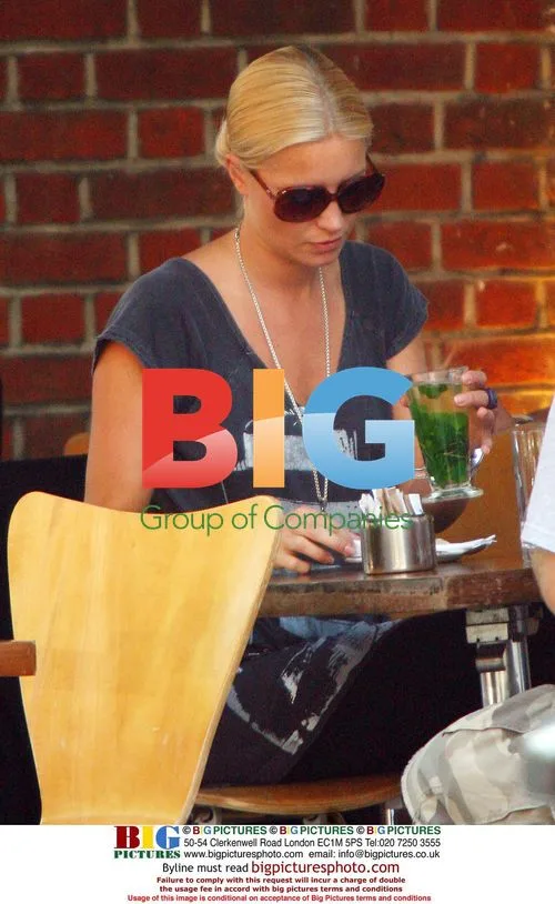 Denise Van Outen out lunching in London