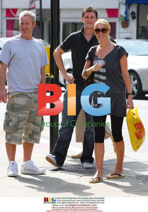 Denise Van Outen out lunching in London