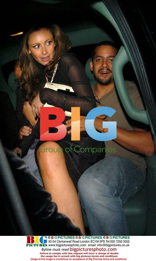 David Blaine and Camilla Al-Fayed Leaving Elle Party