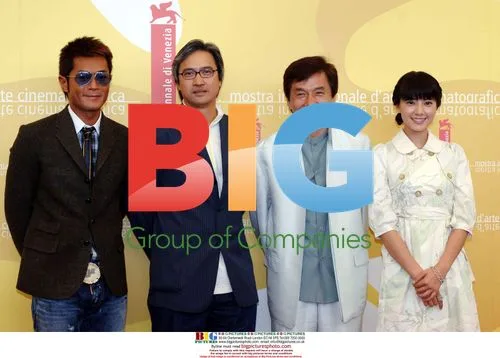 Jackie Chan and cast at Venice Film Festival