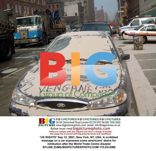 Message on Car After 9/11