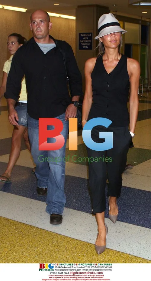 Victoria Beckham arrives in NYC for Fashion Week