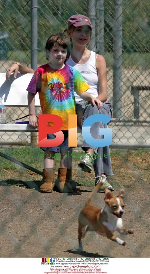 Calista Flockhart and Harrison Ford at Dog Park