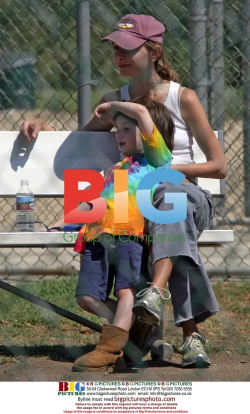 Calista Flockhart and Harrison Ford at Dog Park