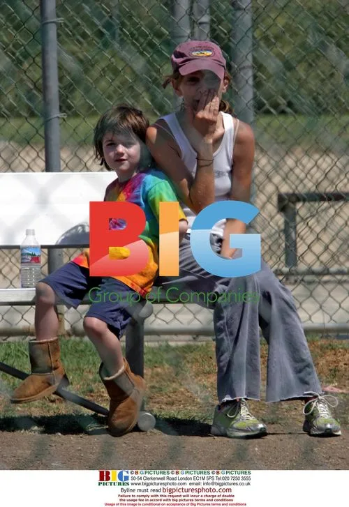 Calista Flockhart and Harrison Ford with Family at Dog Park