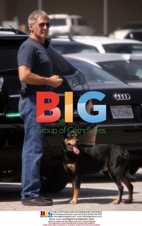 Calista Flockhart and Harrison Ford at Dog Park