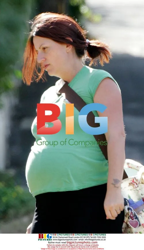 Pregnant Davina McCall Out and About