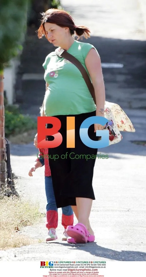 Pregnant Davina McCall Out