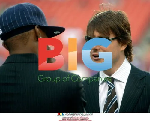 Tom Cruise and Jamie Foxx at Redskins game