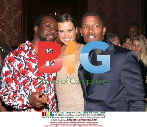 Wyclef, Petra Nemcova & Jamie Foxx at Fashion Rocks Post Party