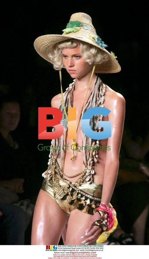 Model at Heatherette Fashion Show