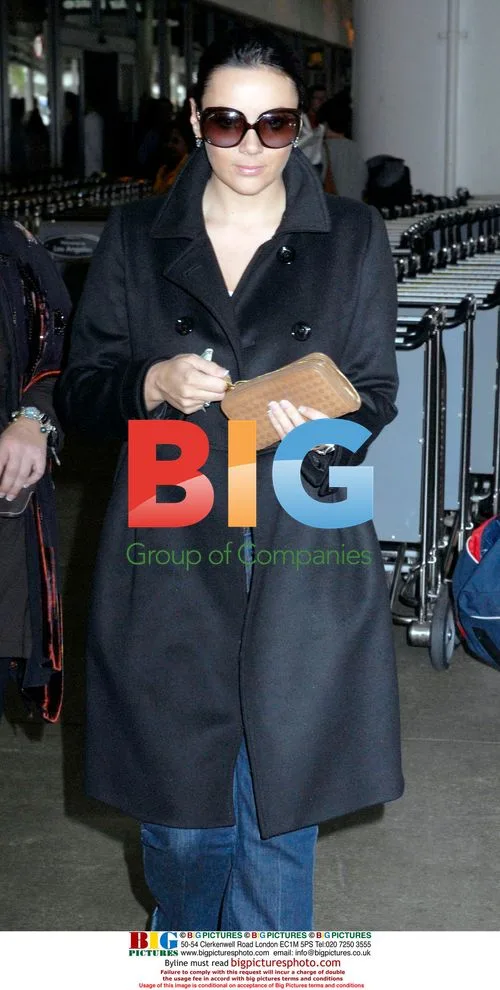 Martine McCutcheon Arrives at LAX