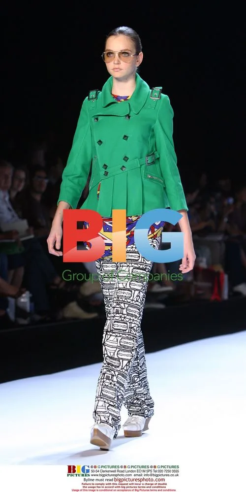 Model on Runway for ALEXANDRE HERCHCOVITCH Show