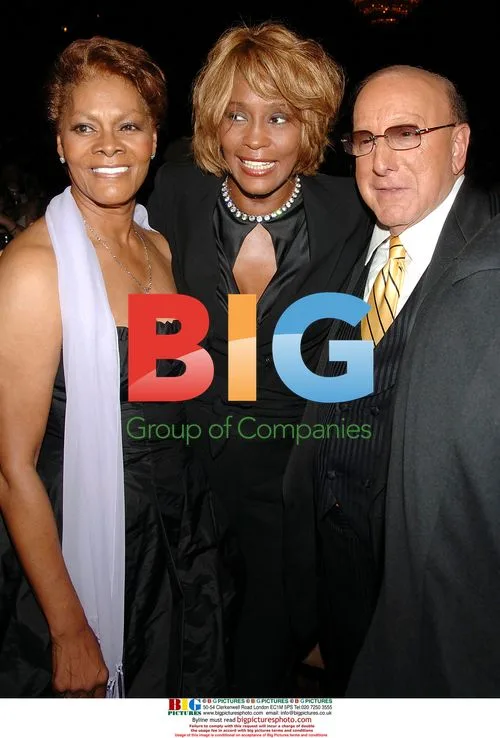 Dionne Warwick, Whitney Houston, and Clive Davis at ELLA Awards
