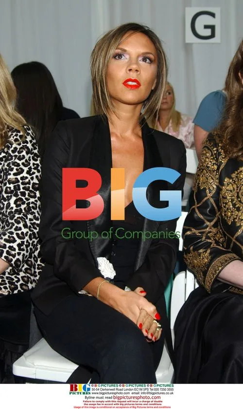 Victoria Beckham at Matthew Williamson Fashion Show