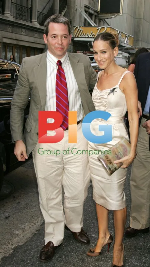Matthew Broderick and Sarah Jessica Parker at Broadway Opening