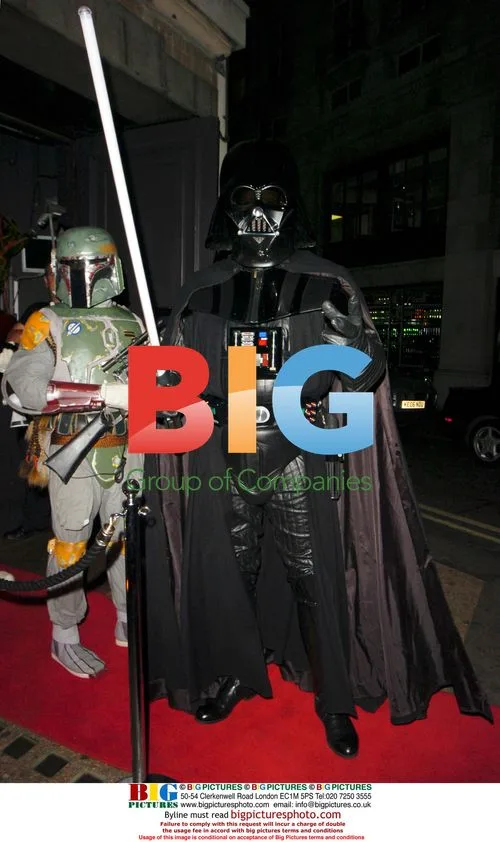 Darth Vader and Boba Fett at Cannonball 8000 Launch