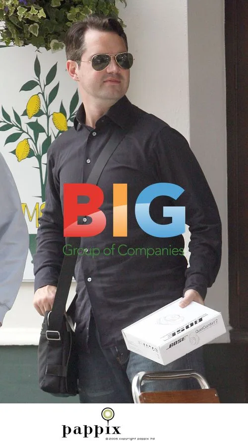 Jimmy Carr Gets Touchy with Friend