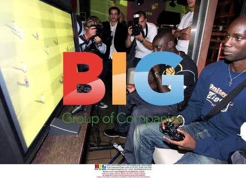 Celebrities Attend FIFA PS2 Game Launch in Paris
