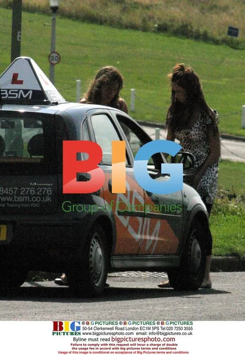 Chantelle Houghton Takes Driving Lesson in Brighton