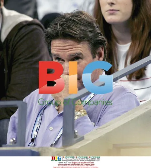 Jimmy Connors Watches Andy Roddick at US Open