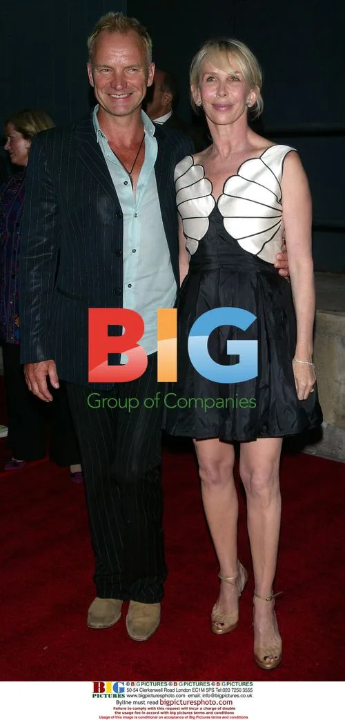 Sting and Trudie Styler at NYC Premiere