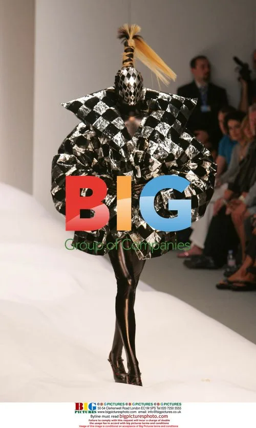 Model at Gareth Pugh Fashion Show