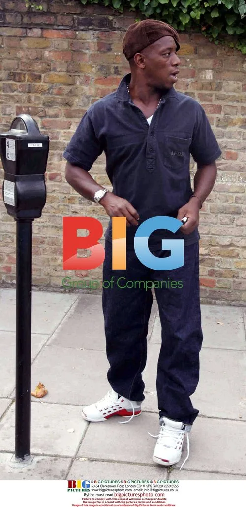 Ian Wright visiting friends in North London