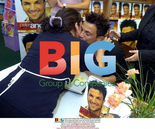 Peter Andre Book Signing Gatecrashed