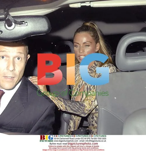 Jordan and TV Carpenter Phil Turner leave Boujis club