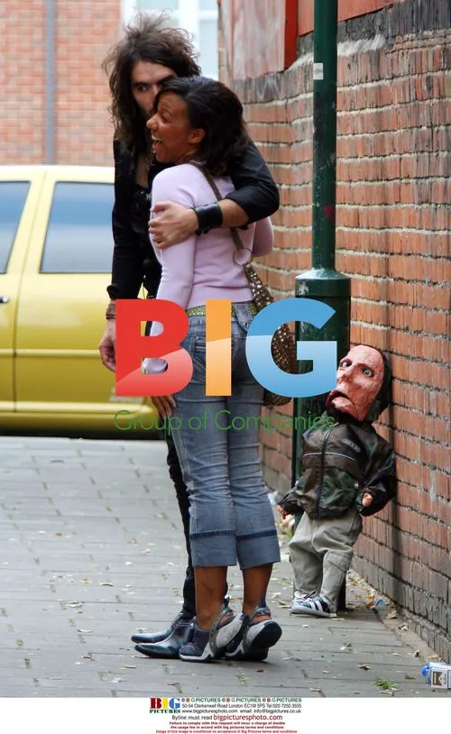 Russell Brand's Puppet on Set
