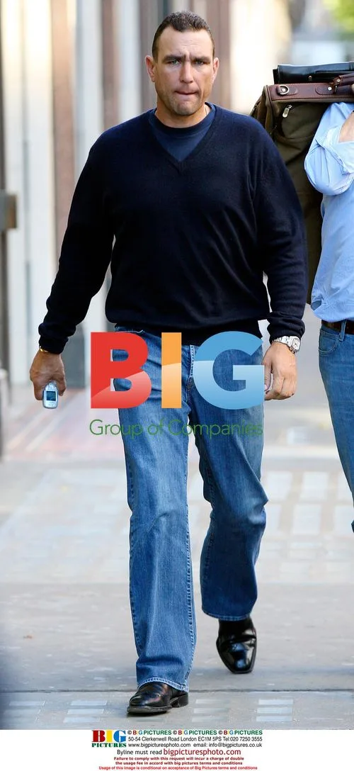Vinnie Jones strolling in London