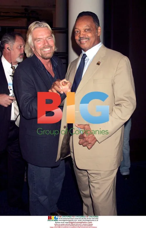 RICHARD BRANSON and REVEREND JESSE JACKSON at Clinton Global Initiative 2006