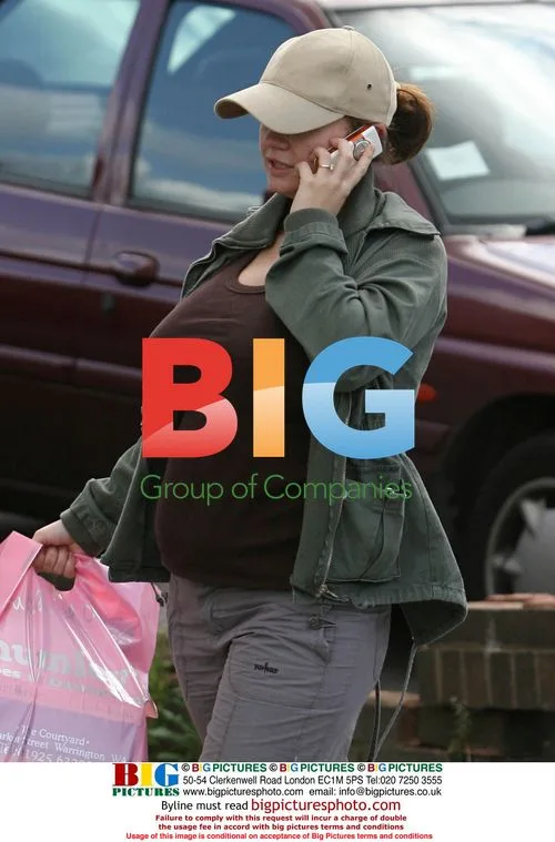 Pregnant Kerry Katona Takes Car to Carwash