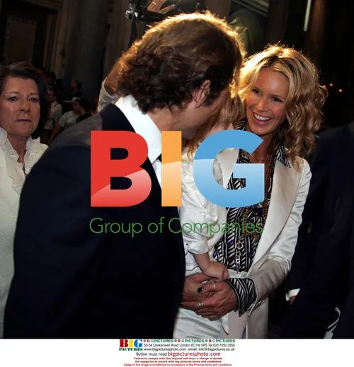 Elle Macpherson at son's christening
