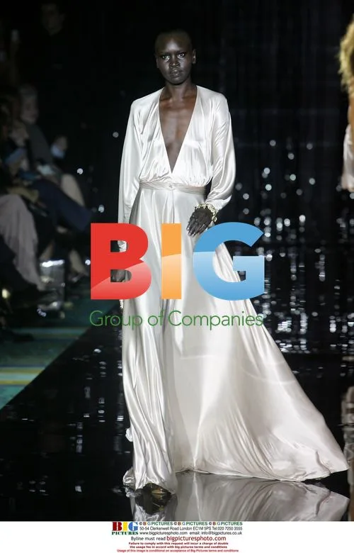 Model Alex Wek at Julien MacDonald Show