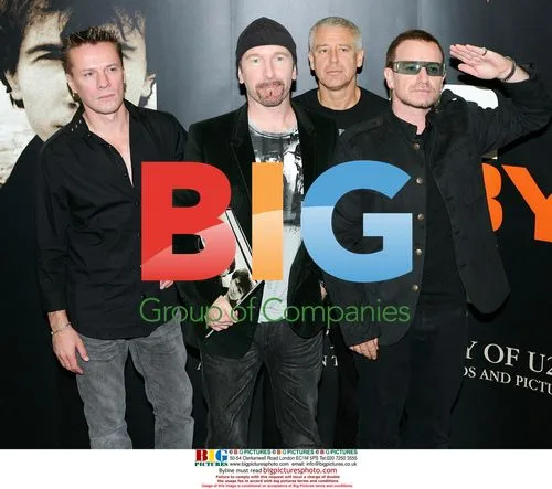 U2 Band Members at Book Signing