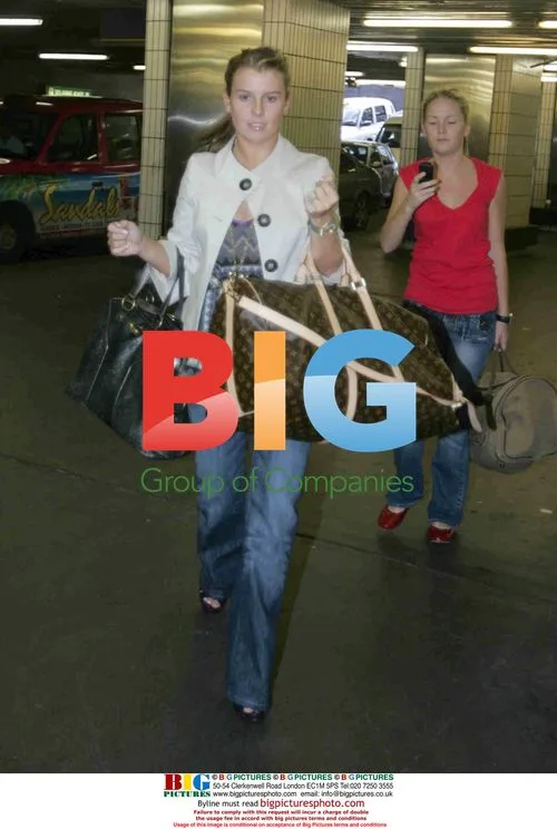 Coleen McLoughlin at London Train Station
