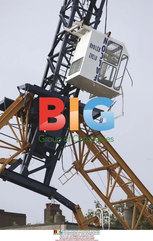 Crane collapse in Battersea, London