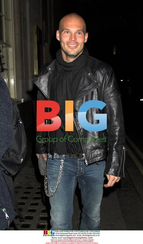 Footballer Freddie Ljungberg at London Nightclub