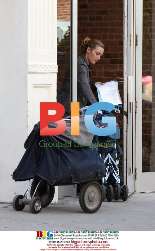 Kate Winslet juggles son and errands in NYC