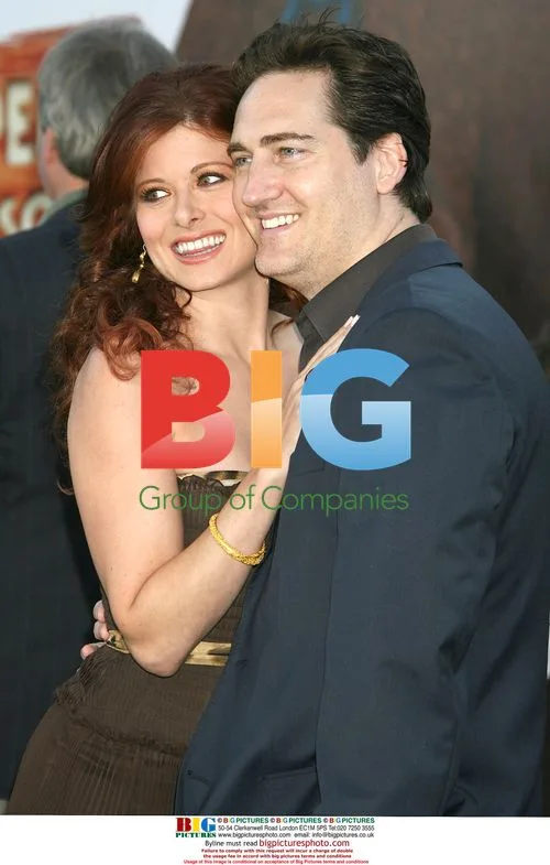 Debra Messing and Daniel Zelman at "Open Season" Premiere