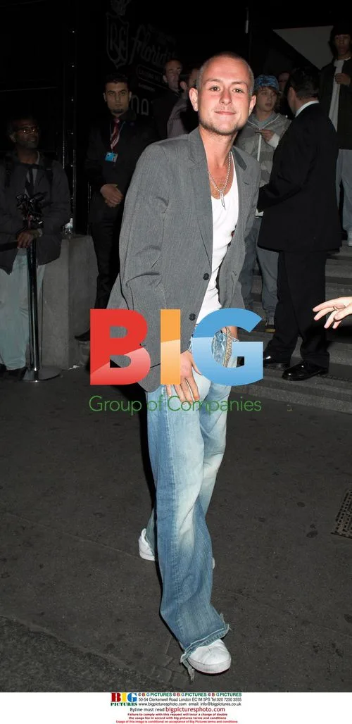 Lee Ottway leaving Click after party in London