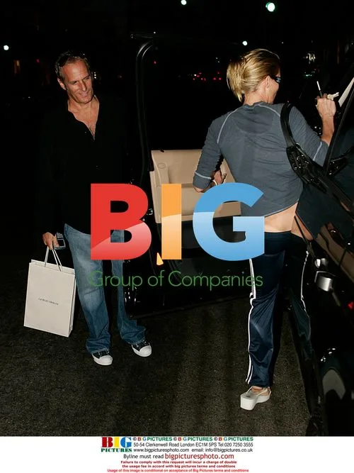 Nicollette Sheridan and Michael Bolton in Beverly Hills