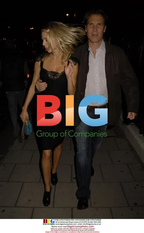 Donna Air and Damian Aspinall at Claridges party