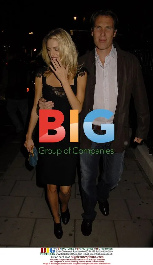 TV presenter Donna Air and partner Damian Aspinall